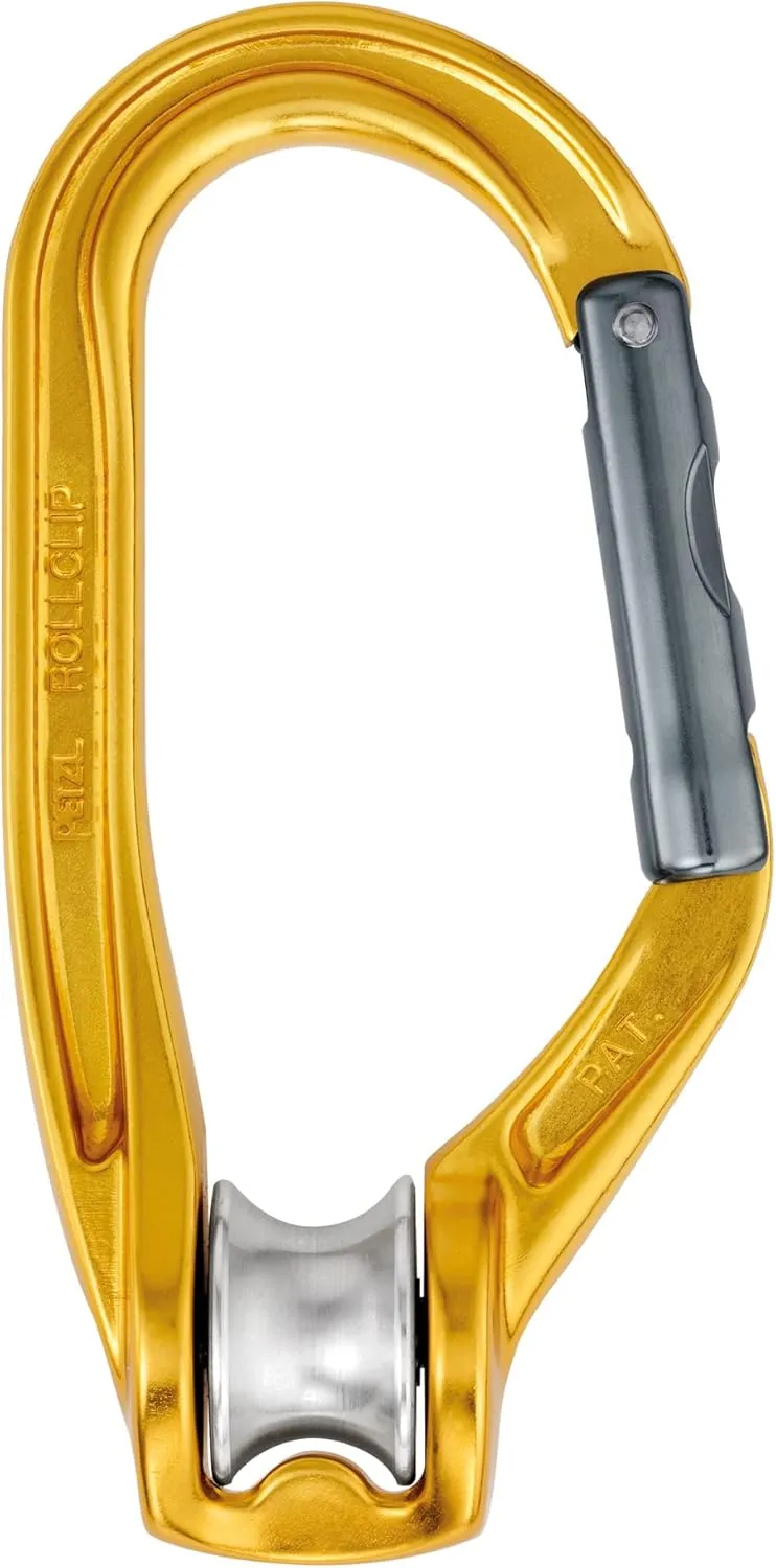 PETZL P74 Pulley Carabiner with Gate Opening On Side