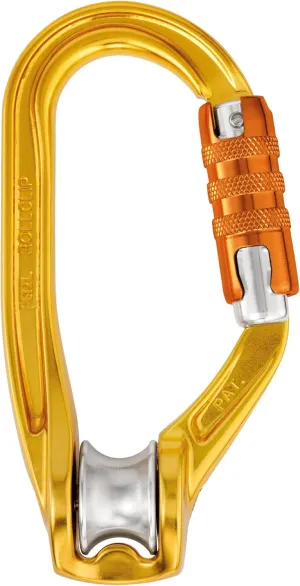 PETZL - ROLLCLIP A, Pulley-Carabiner, Triact-Lock