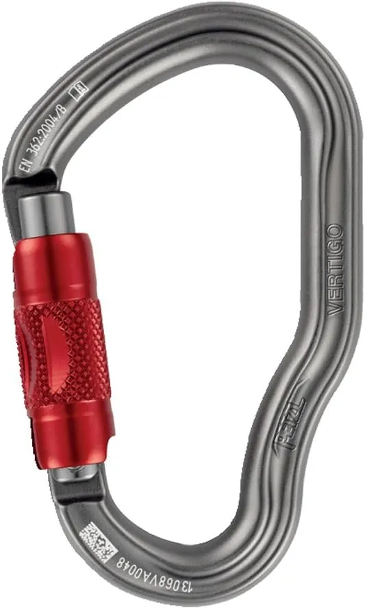 PETZL - Vertigo Twist-Lock, Carabiner for Climbing Lanyard