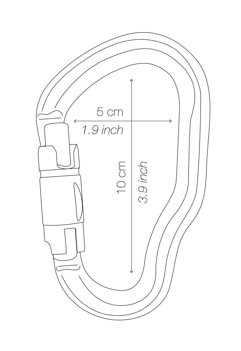 PETZL Vertigo Twist-Lock Carabiner