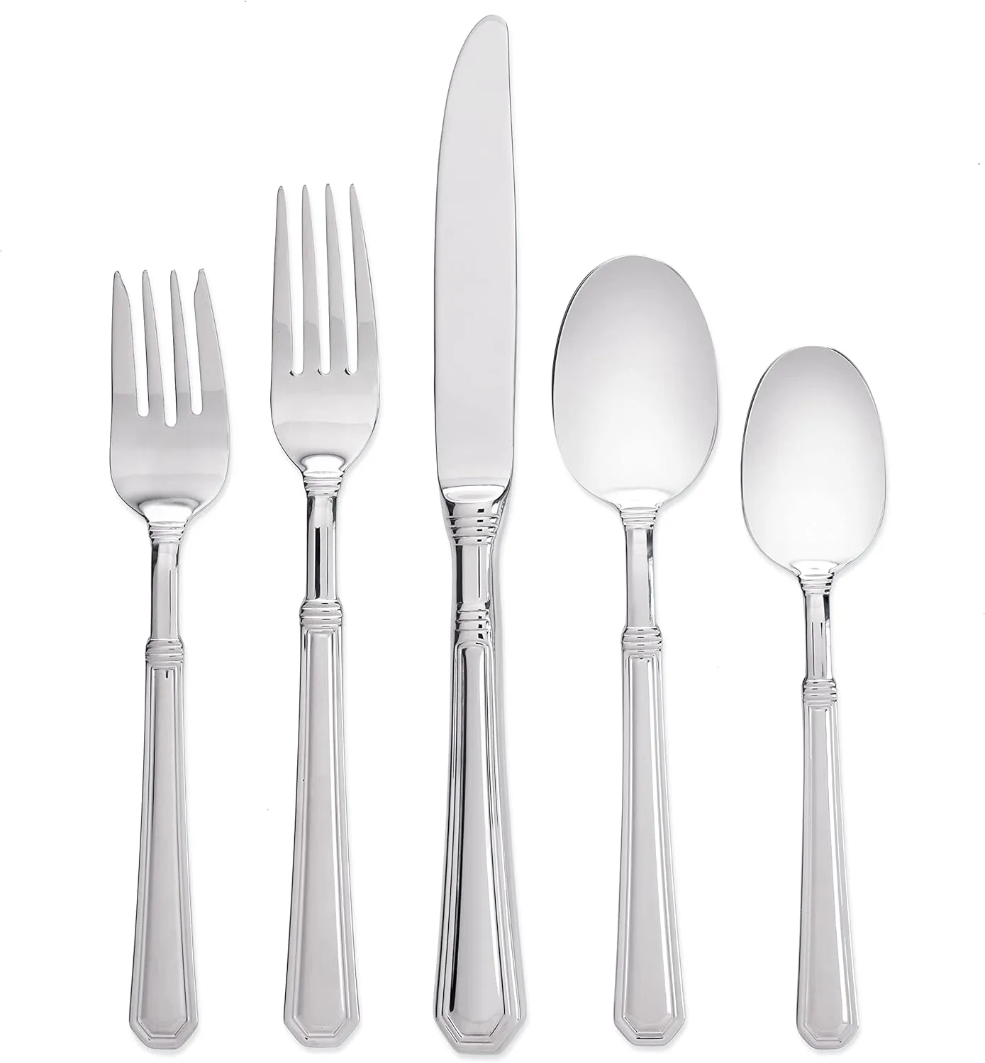 Pfaltzgraff Providence (Glossy) 18/10 Stainless 5pc Place Setting