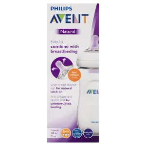 Philips Avent Natural Bottle 6m  330mL 1 Pack