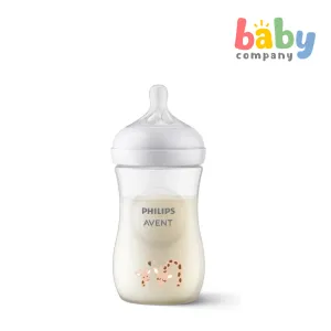 Philips Avent Natural Response Baby Bottle 1m  - 9oz/260ml, Giraffe