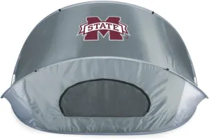 PICNIC TIME NCAA Georgia Tech Yellow Jackets Manta Portable Beach Tent, Pop Up Tent, Beach Sun Shelter Pop Up, (Gray with Black Accents)
