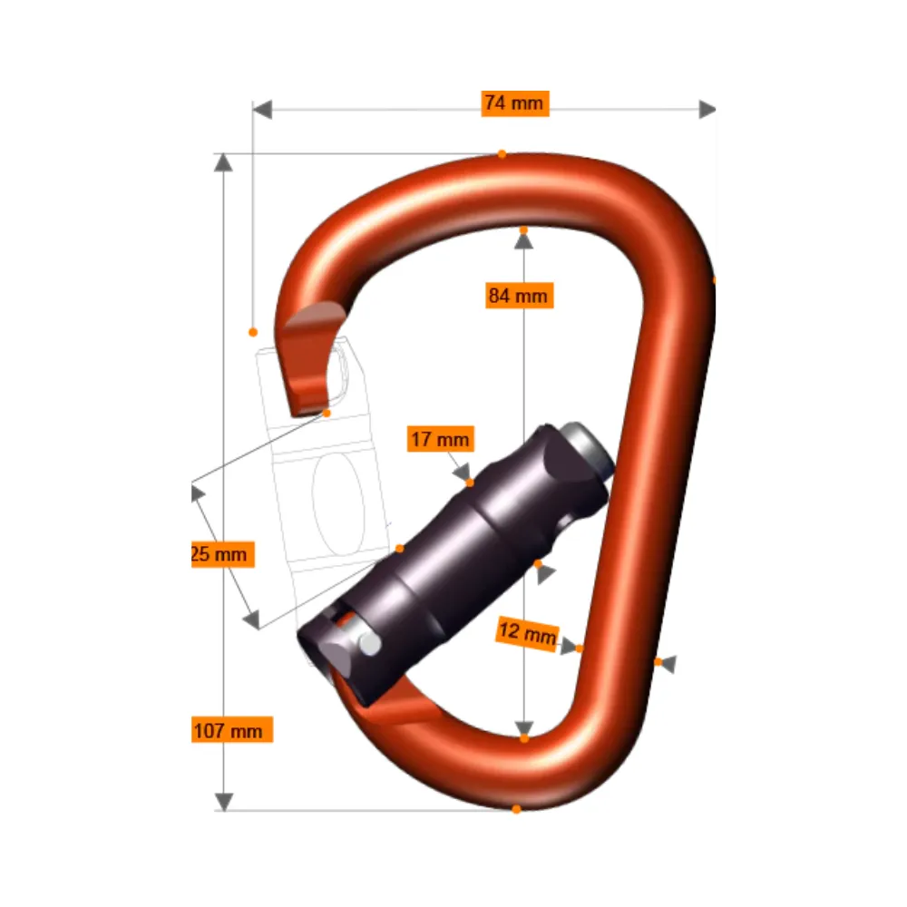 Pirate Up-Lock Carabiner