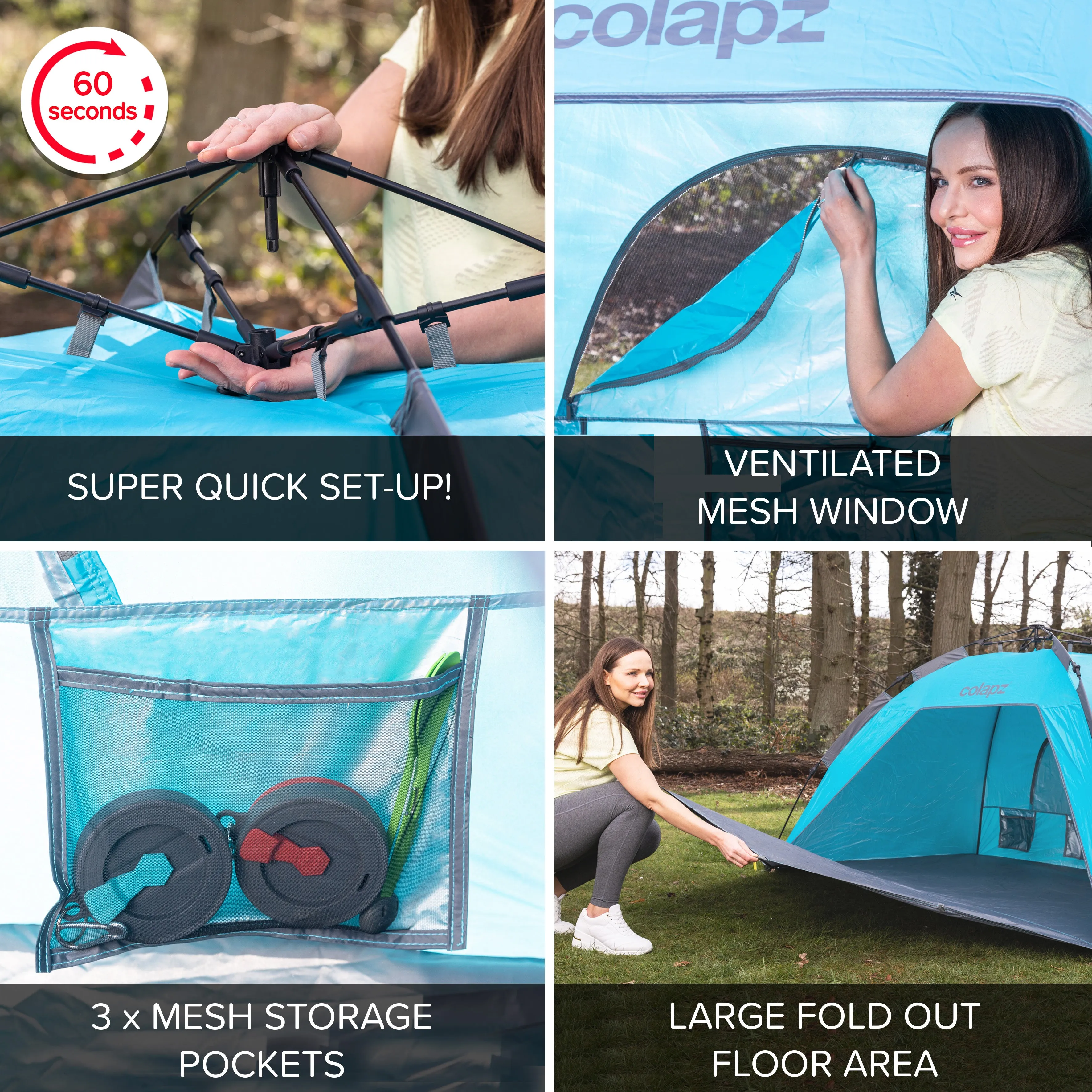 Pop-up Beach Tent With SPF50  Protection