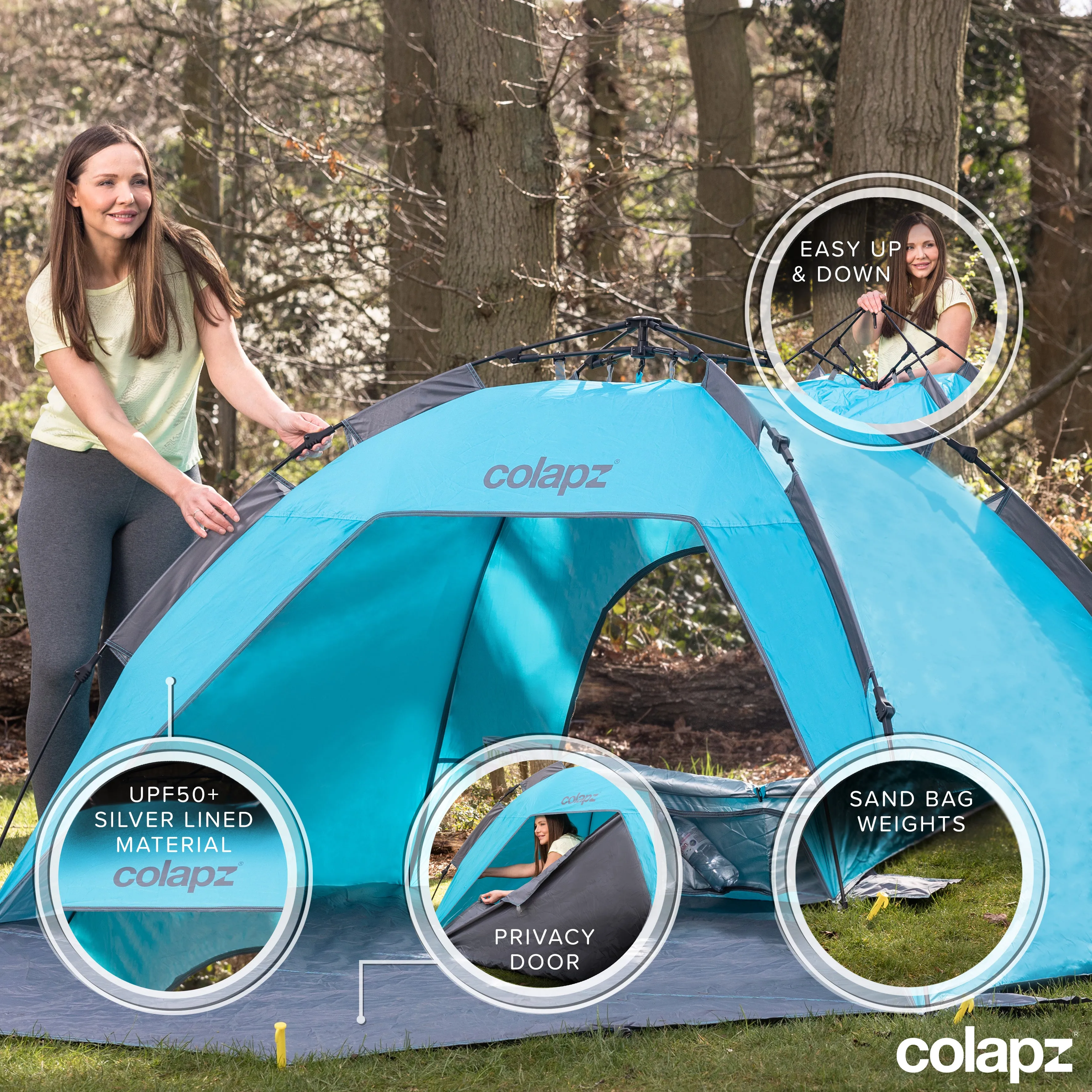 Pop-up Beach Tent With SPF50  Protection