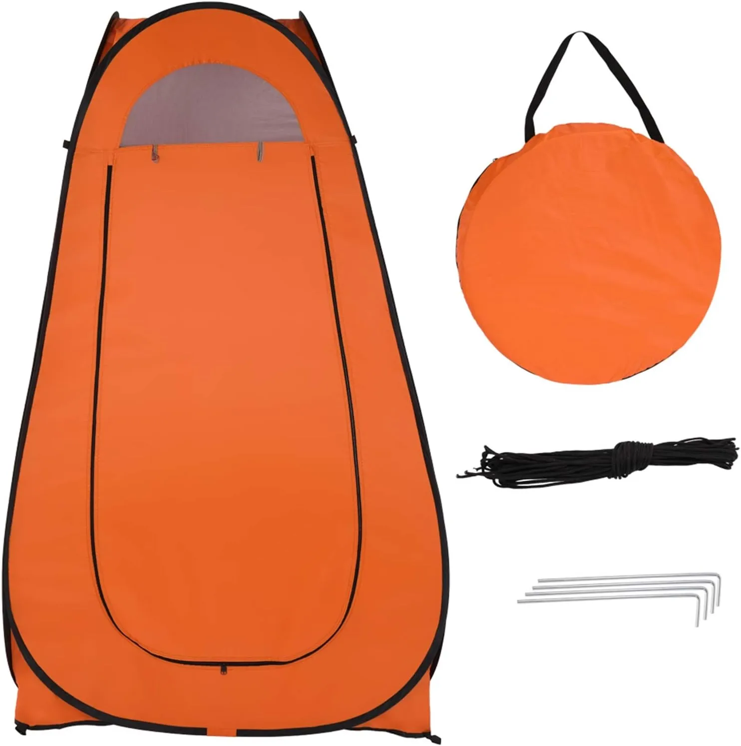 Pop Up Shower Camping Toilet Tent, Portable Camping Privacy Shelters with Carrying Bag for Outdoor Indoor