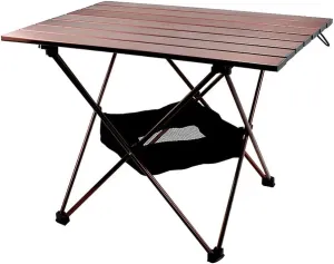 Portable Folding Camping Table with Storage Bag, Camping Table for Outdoor Camping Picnic BBQ Beach and Fishing (Color : D, Size : As Shown) (D As Shown)