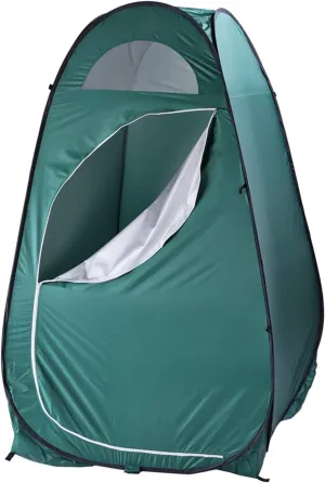 Portable Pop Up Tent,Privacy Toilet Shower Tent Outdoor Camping Bathroom Toilet Tent,Bathroom Changing Dressing Room Privacy Shelters for Hiking Beach Picnic (Green)
