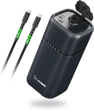 Portable Power Bank 20000mAh PD 140W AC 80W Output (110-120V), C60S, USB-C & USB-A Ports, Ideal Battery Backup for Travel, Outdoors, Emergencies, Compatible with Laptops, Smartphones & More