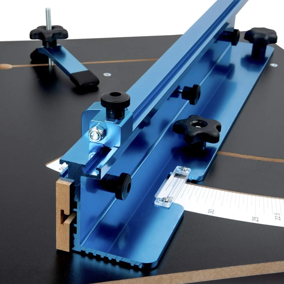 POWERTEC 71403 Table Saw Crosscut Sled, Woodworking Jig and Hardware Kit for Precise Cuts