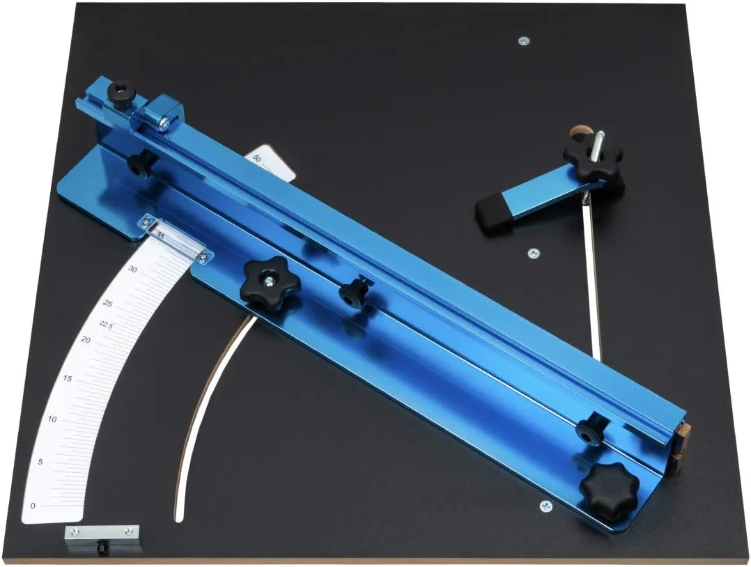 POWERTEC 71403 Table Saw Crosscut Sled, Woodworking Jig and Hardware Kit for Precise Cuts