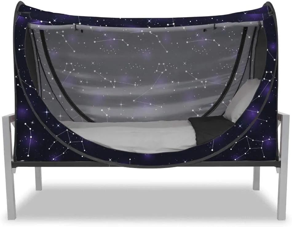 Privacy Pop Eclipse Bed Tent - Full/Starry Constellation
