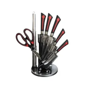 Professional 8 Piece Block Kitchen Knife Set