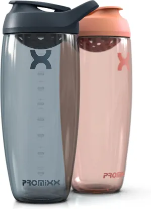Promixx PURSUIT Protein Shaker Bottle – Premium Sports Shaker Bottles for Protein Mixes and Supplement Shakes – Easy Clean, Durable Protein Shaker Cup