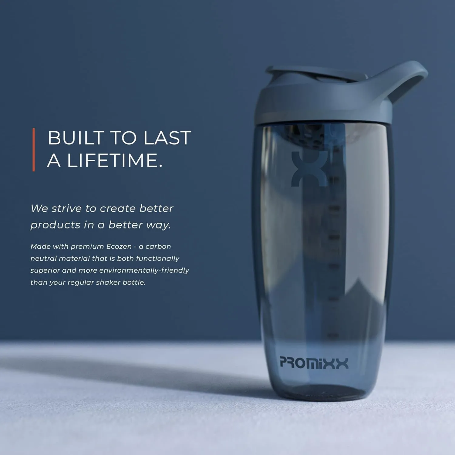 Promixx PURSUIT Protein Shaker Bottle – Premium Sports Shaker Bottles for Protein Mixes and Supplement Shakes – Easy Clean, Durable Protein Shaker Cup