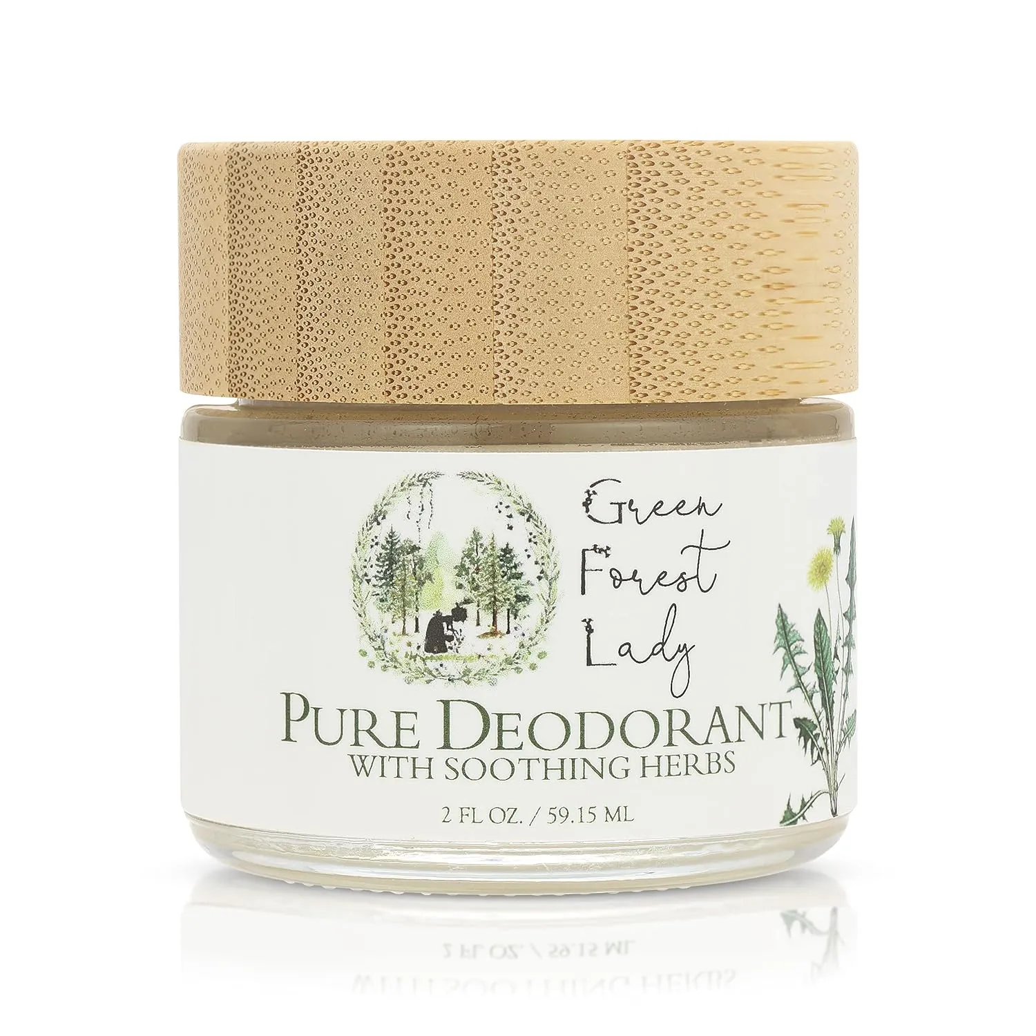 Pure, Organic Deodorant for Women and Men, Aluminum-Free Deodorant, Paraben-Free, Vegan, Natural, Stay Fresh All Day, 5 Natural Scents Available - 2 FL OZ/59.15 ML
