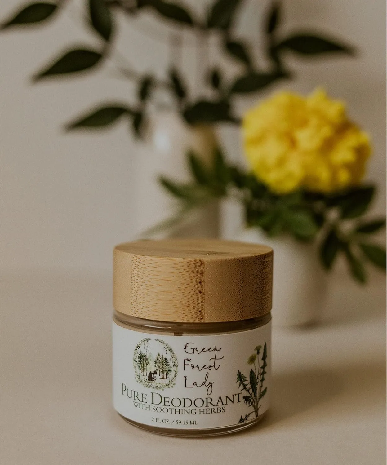 Pure, Organic Deodorant for Women and Men, Aluminum-Free Deodorant, Paraben-Free, Vegan, Natural, Stay Fresh All Day, 5 Natural Scents Available - 2 FL OZ/59.15 ML