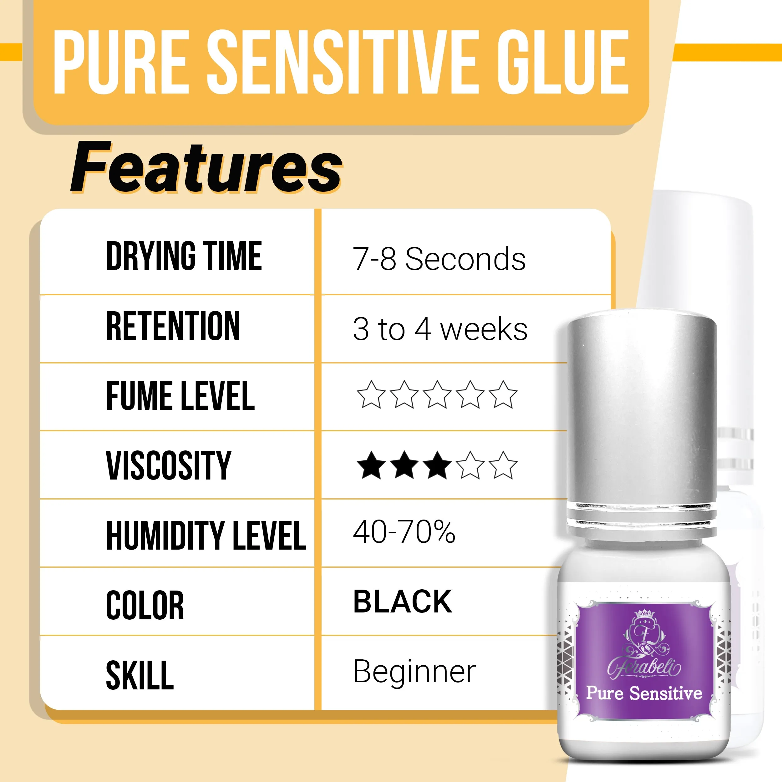 Pure Sensitive Eyelash Extension Glue