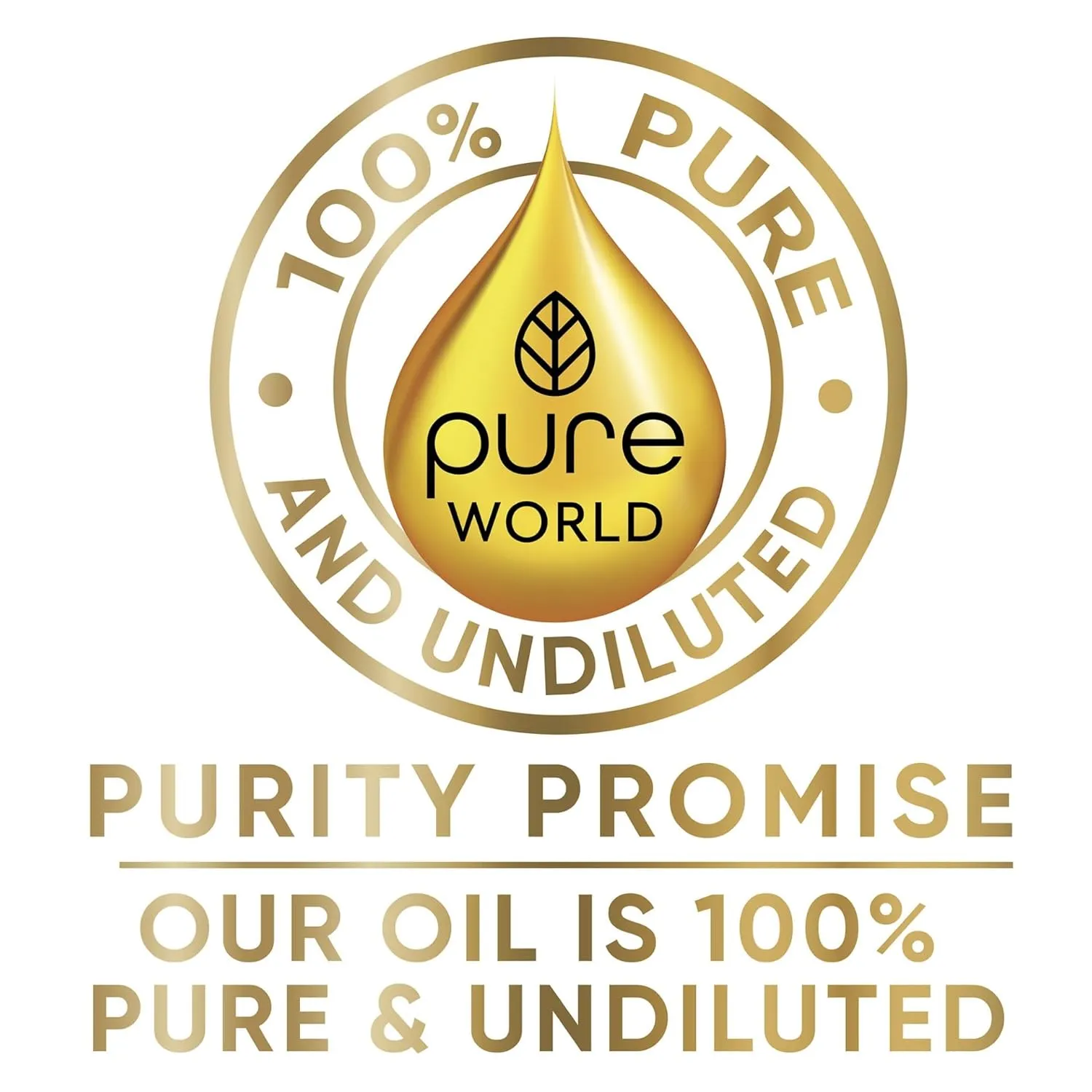 Pure World Castor Oil 1000ml (33.8oz). Cold Pressed 100% Pure and Natural Hexane Free For Eyebrows, Nails, Beard, Hair, Eyelash Growth Cruelty-Free