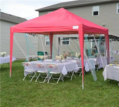 Quictent Upgraded Privacy 10' x 10' Pop Up Canopy-Pink