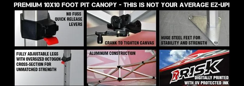 Race Canopy - Premium Pop-Up Pit Tent