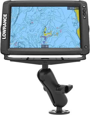 RAM Mounts Large Marine Electronics Mount RAM-D-111U with Medium Arm Compatible with Garmin, Lowrance, Humminbird   More