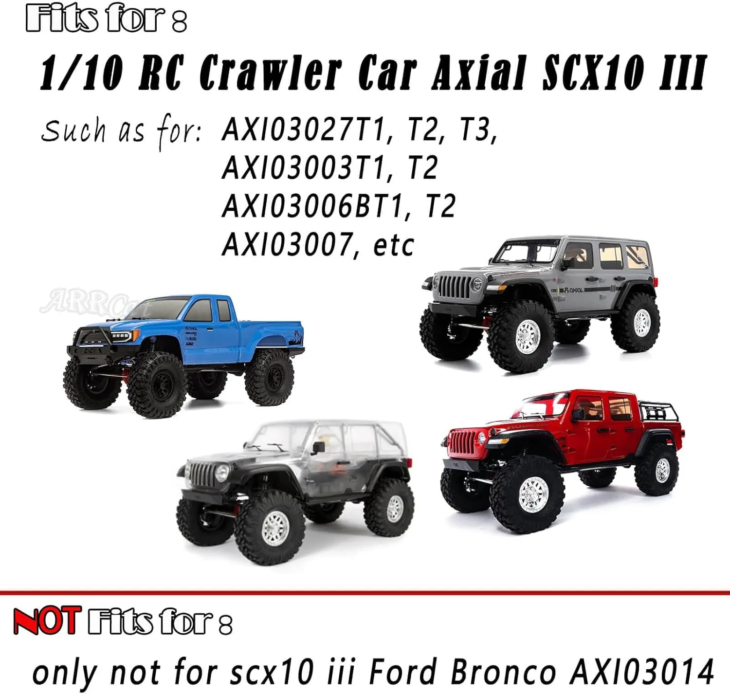 RC Upgrades Part for Axial SCX10 III,Aluminum Front Rear Portal Axles/Brass Axle Diff Cover/Brass Inner Portal Covers Front Steering Knuckles/Brass Portal Covers Weights,Black