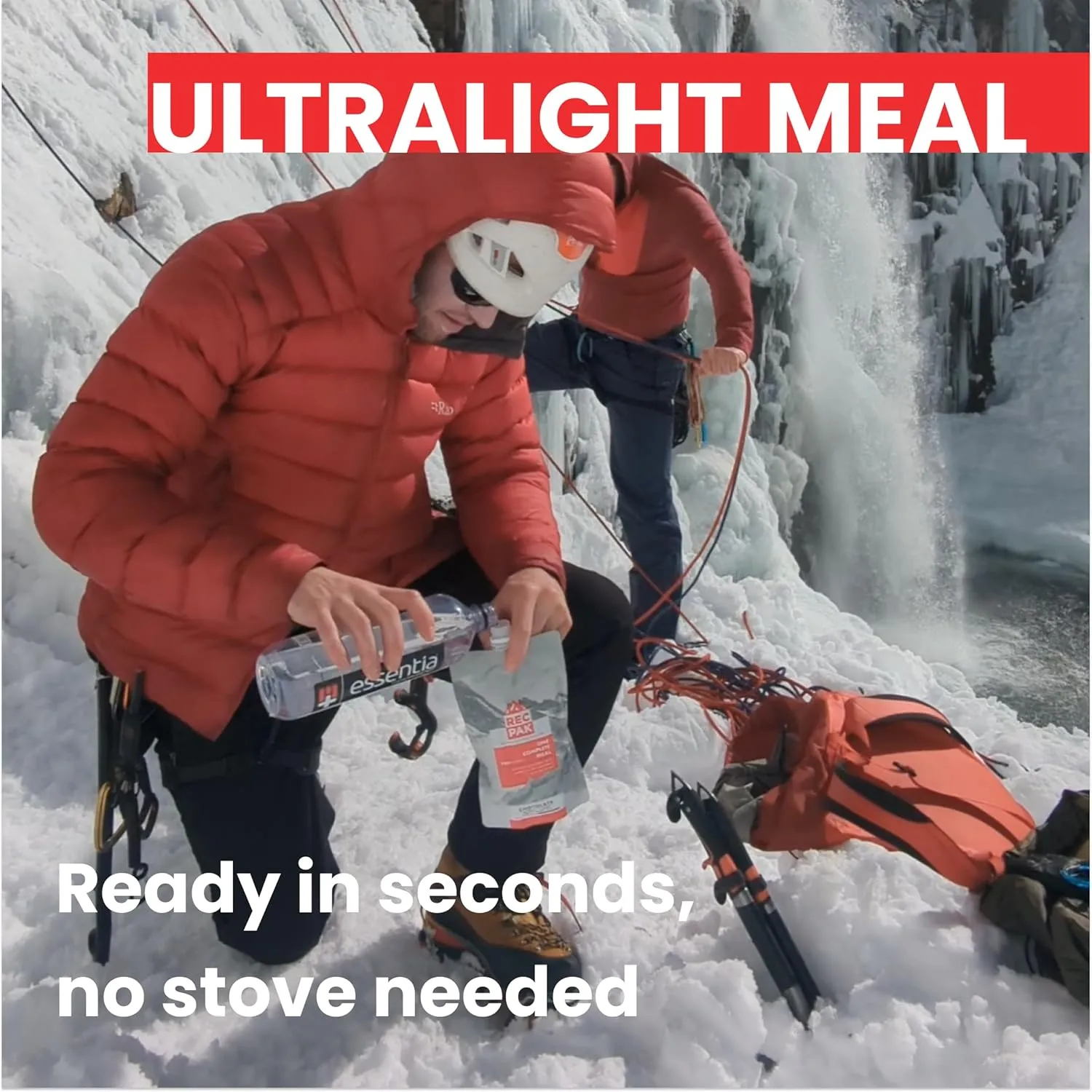 RecPak Performance Ultralight Instant Meals For Your Next Adventure | 700 Cal 42g Protein I Vanilla Chai (3-Pack)