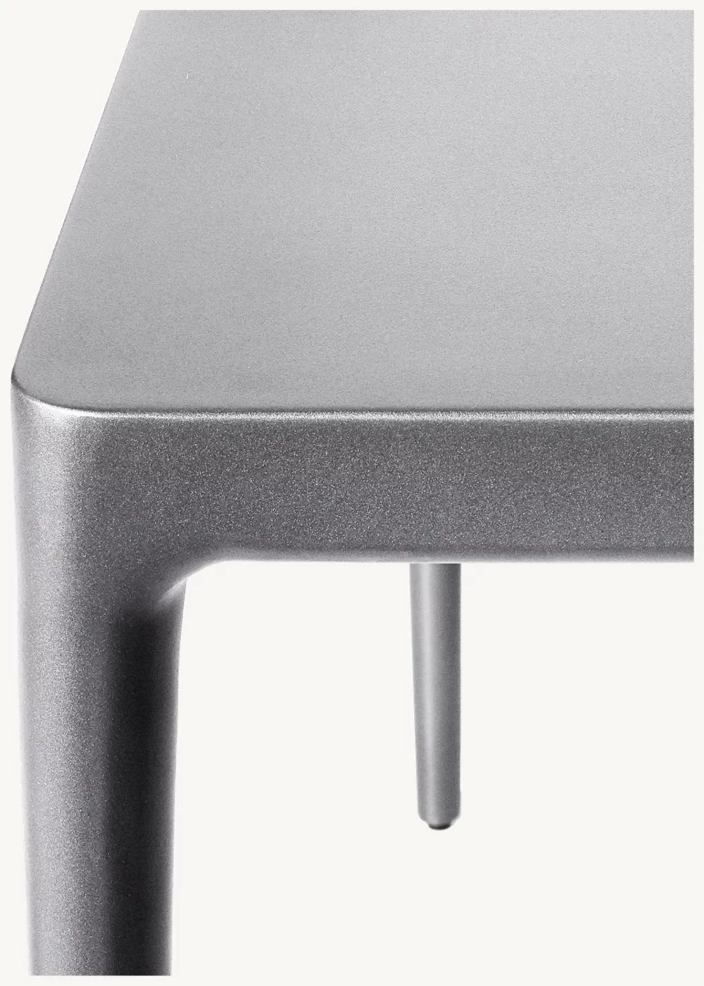 RH Laurel Aluminum Bar Table
