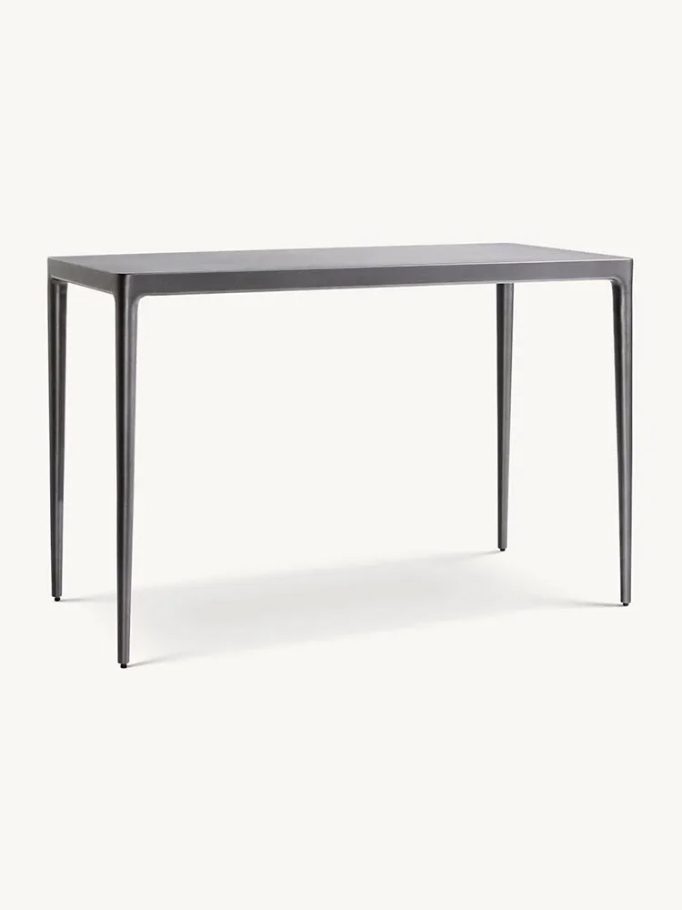 RH Laurel Aluminum Bar Table