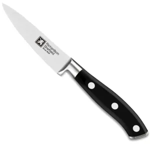 Richardson Sheffield FN169 Vulcano Professional PARING Knife 3.5", Stainless Steel, NSF Approved,Silver, Black