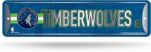 Rico Industries NBA Metal Street Sign Metal Street Sign 4" x 15" Home Décor - Bedroom - Office - Man Cave