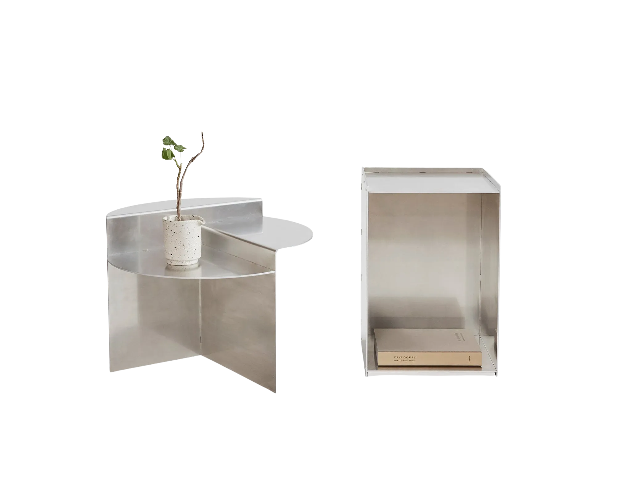 Rivet Box Table | Aluminum