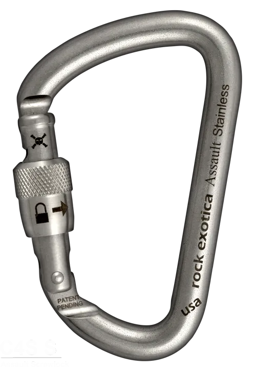 Rock Exotica Assault Stainless Steel Carabiners