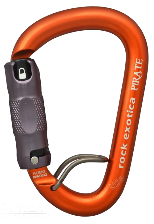 Rock Exotica Pirate WireEye Auto-Lock Carabiner