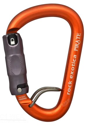 Rock Exotica Pirate WireEye Auto-Lock Carabiner