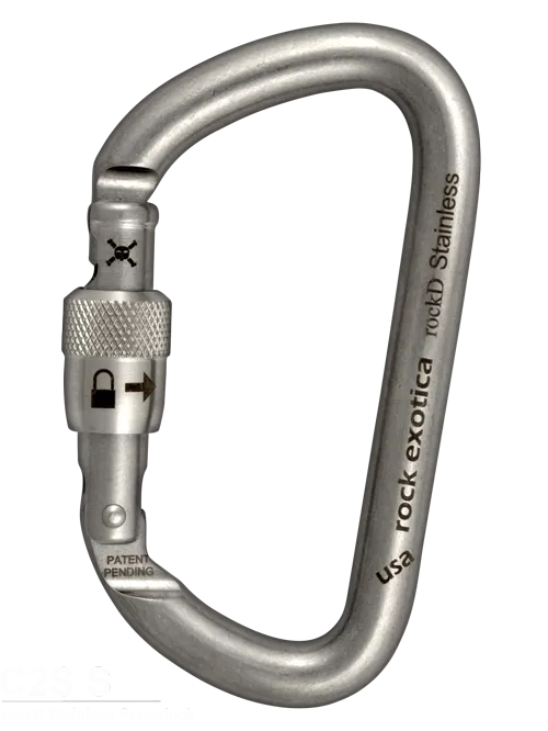 Rock Exotica RockD Stainless Carabiner