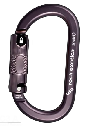 Rock Exotica rockO  Auto-Lock    Carabiner -  24Kn
