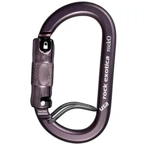 Rock Exotica rockO WireEye Auto-Lock Carabiner - 24kN