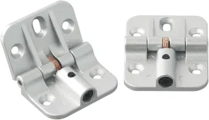 Rotation Door Hinge,Cabinet Hinges Stainless Steel Heavy Duty Commercial Door Hinges 2pcs Zinc Alloy Adjustable Locking Hinge for Folding Tables Heavy Duty Design 180 Degree Rotation Easy Installation