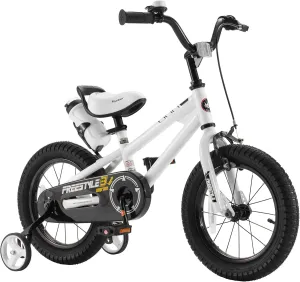 RoyalBaby Kids Bike EZ Freestyle Training Free Balance to Pedal Easy Learning Bicycle, 12-18 Inch for Toddlers to Big Kids
