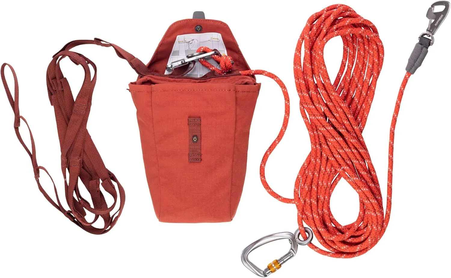 Ruffwear, Knot-a-Hitch Dog Hitching System, Portable Hitch for Campsites, Parks, and Yards, Red Clay