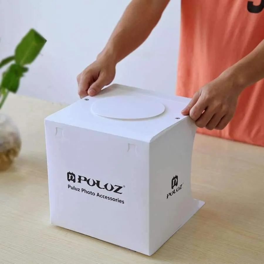 Rynx | Mini Light Box Double LED Light Room Photo Studio Photography Lighting Shooting Tent Background Cube Box Photo Studio Dropship New