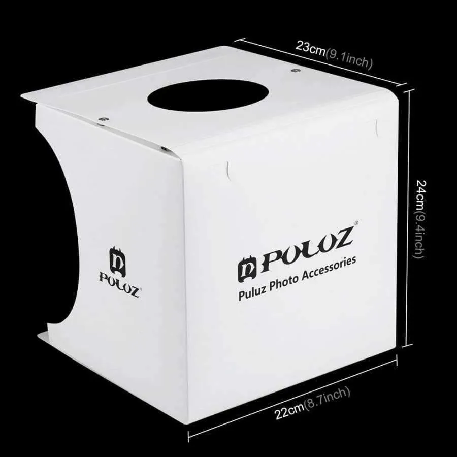 Rynx | Mini Light Box Double LED Light Room Photo Studio Photography Lighting Shooting Tent Background Cube Box Photo Studio Dropship New