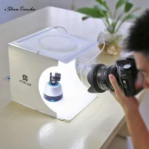 Rynx | Mini Light Box Double LED Light Room Photo Studio Photography Lighting Shooting Tent Background Cube Box Photo Studio Dropship New