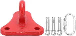 Safety Rope Fixing Device,Climbing Training Escape Ropes Devices with Expansion Screws Bracket Carabiner
