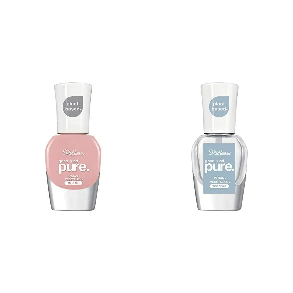 Sally Hansen - Good. Kind. Pure Vegan Nail Polish, Be-Gone-Ia & Top coat