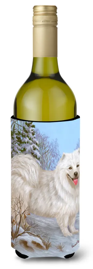 Samoyed Happiness Wine Bottle Hugger PPP3157LITERK